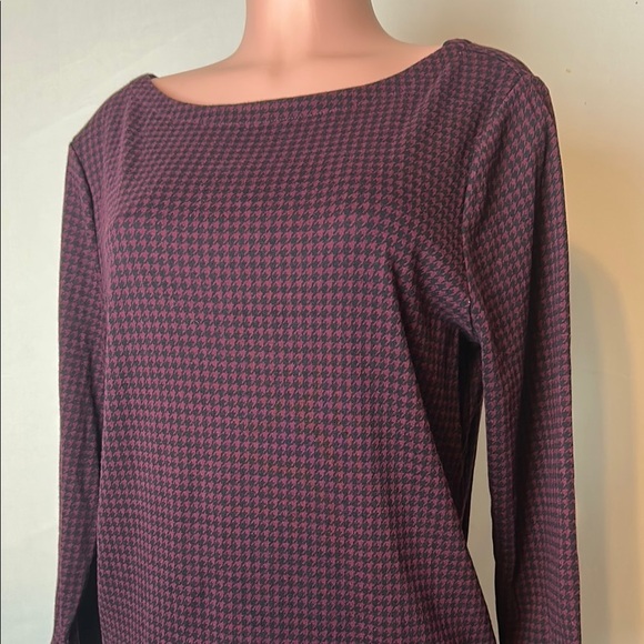 Chico's Women’s T- Shirt Plaid 100%Cotton 3/4 Sleeves Size 3(XL) - Picture 3 of 8